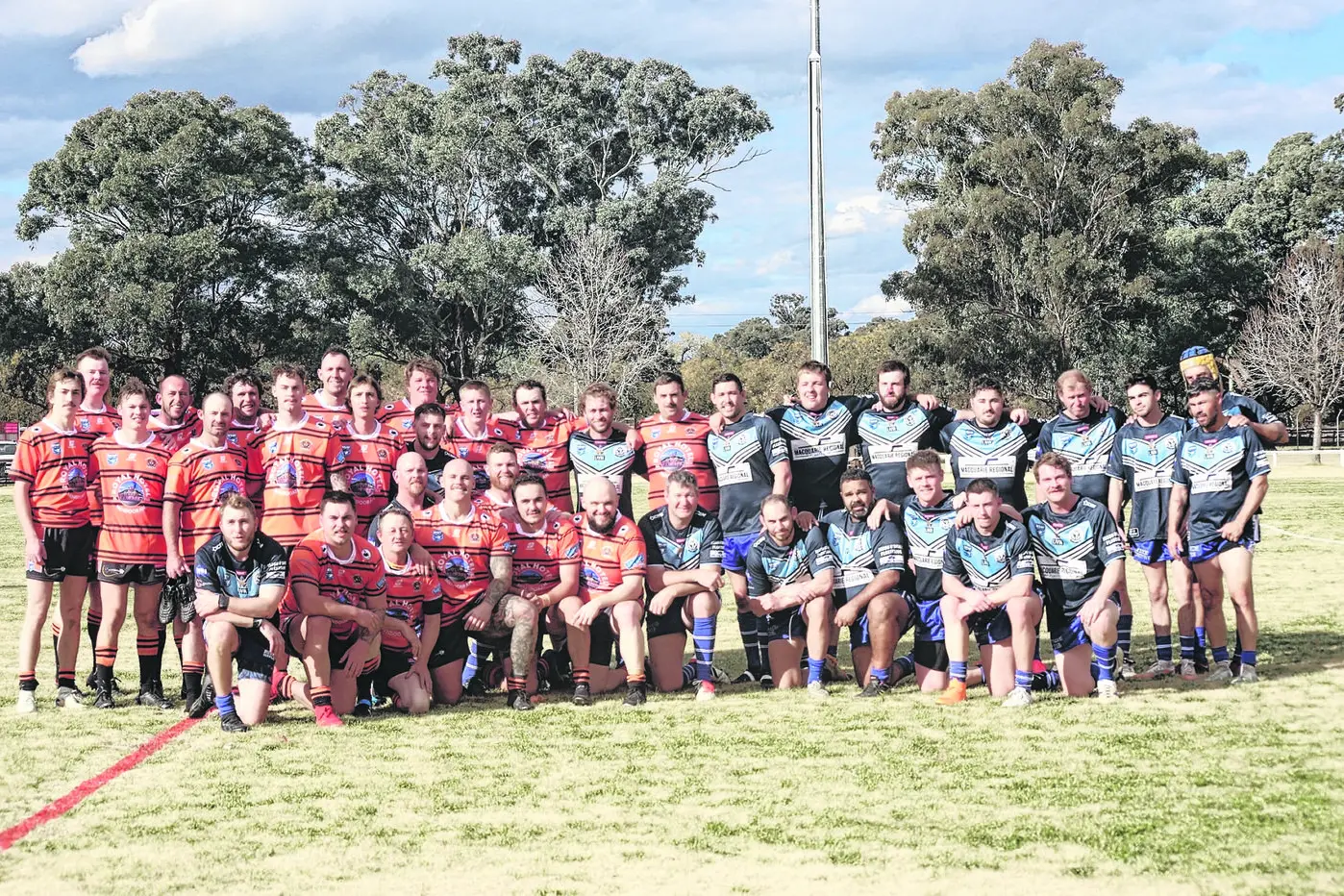 Mendooran and Binnaway teams. Photo: Supplied.