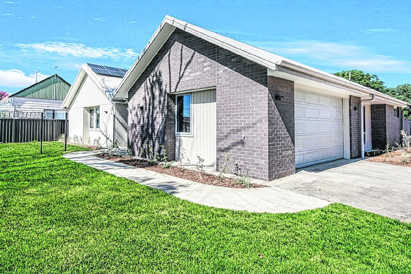 The completion of three brand-new police homes at Coonamble is part of a state-wide program to attract essential workers to the regions. Photo: Supplied.