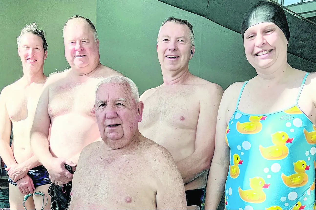 Freestyle finalists: Mark Scullard, Warren Williams, John Wherritt, Mark Prentice, Amy Barling. Photo: Supplied.