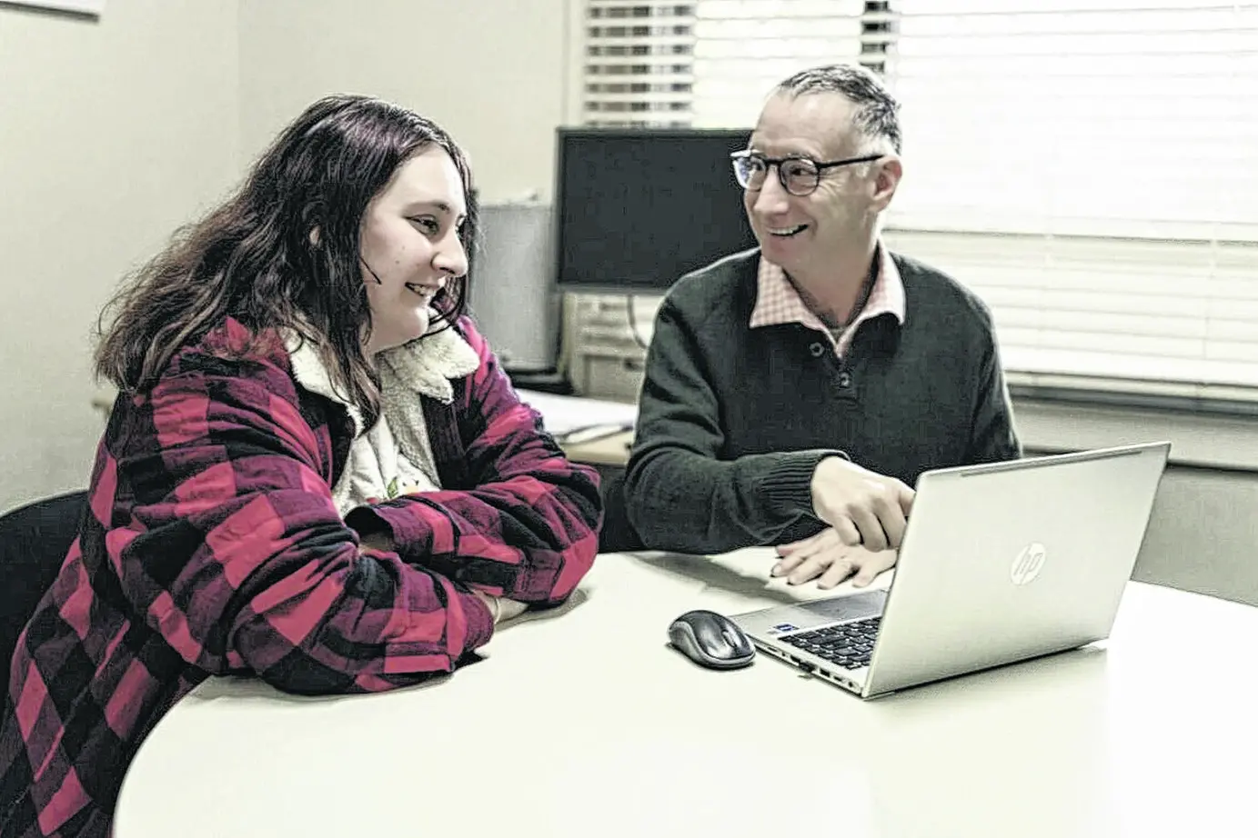 NDIS participant Oceanlee and her coordinator Noel from Social Futures. Photo: Social Futures.