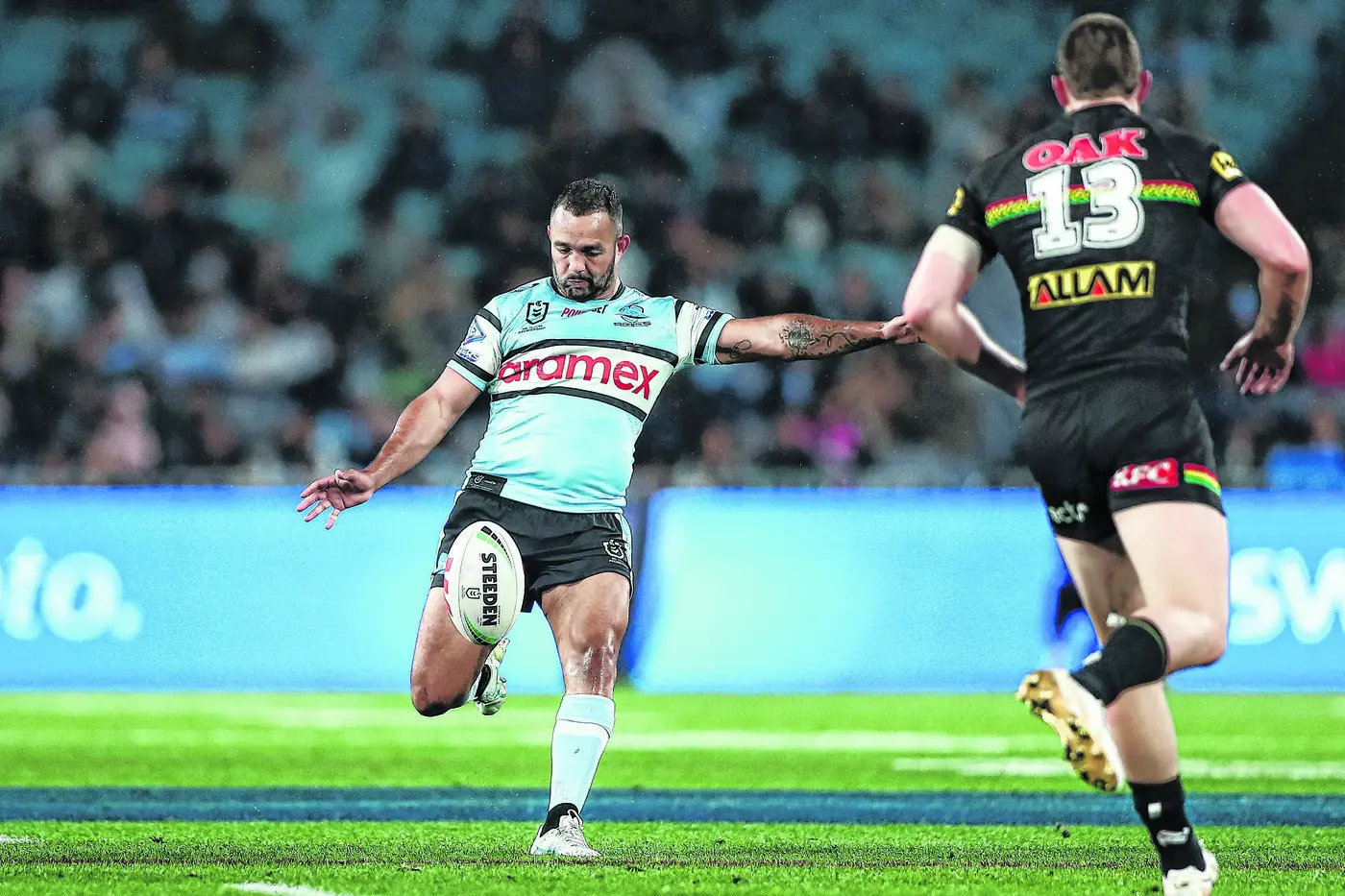 Brayden Trindall in action. Photo: NRL Photos.