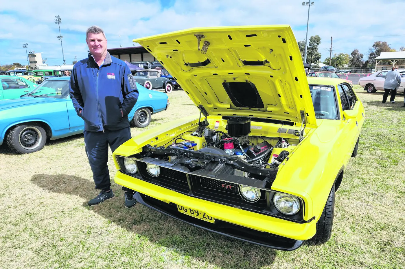 Gavin Andrews with his 1975 XB Falcon