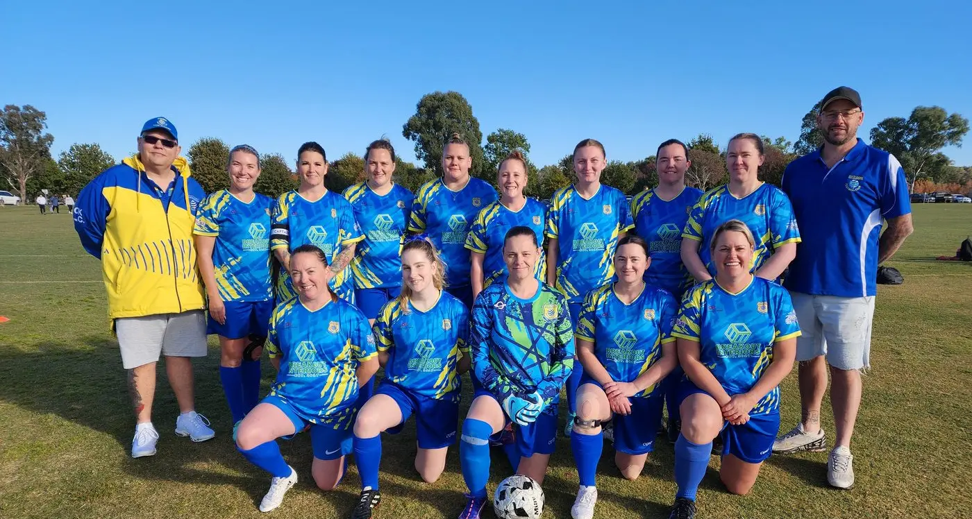 Women's 2nd Grade Soccer Action: Newtown v Wanderers