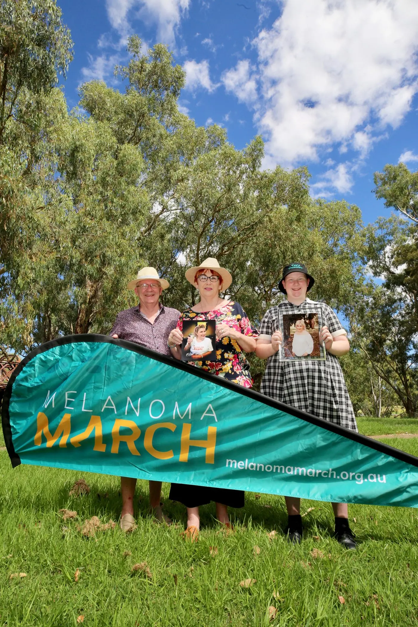 Carrie Ann Beggs\\' family - parents Gary and Ann, and daughter Emily - are determined to honour their promise to continue her legacy in promoting awareness of melanoma, the cancer that claimed her life in 2021. Photo: Dubbo Photo News/Steve Cowley