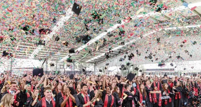Graduates celebrate at Dubbo College Senior Campus