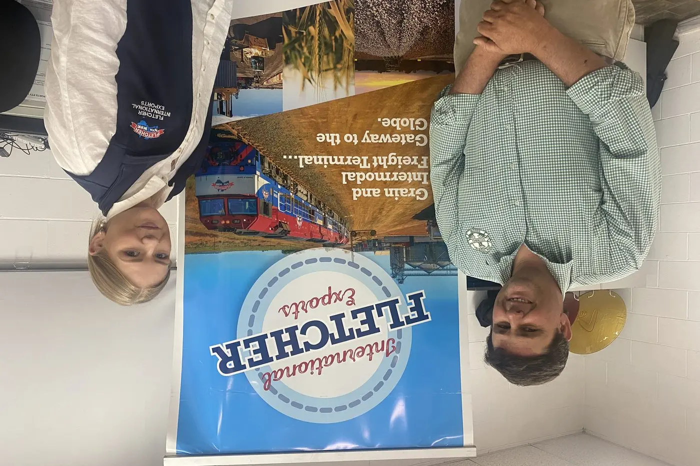 Dubbo Show Society president Wesley Temessl and Fletcher International Exports HR and Compliance manager Maddy Herbert are proud to be holding the annual Dubbo fireworks event again this year. Photo: Dubbo Photo News