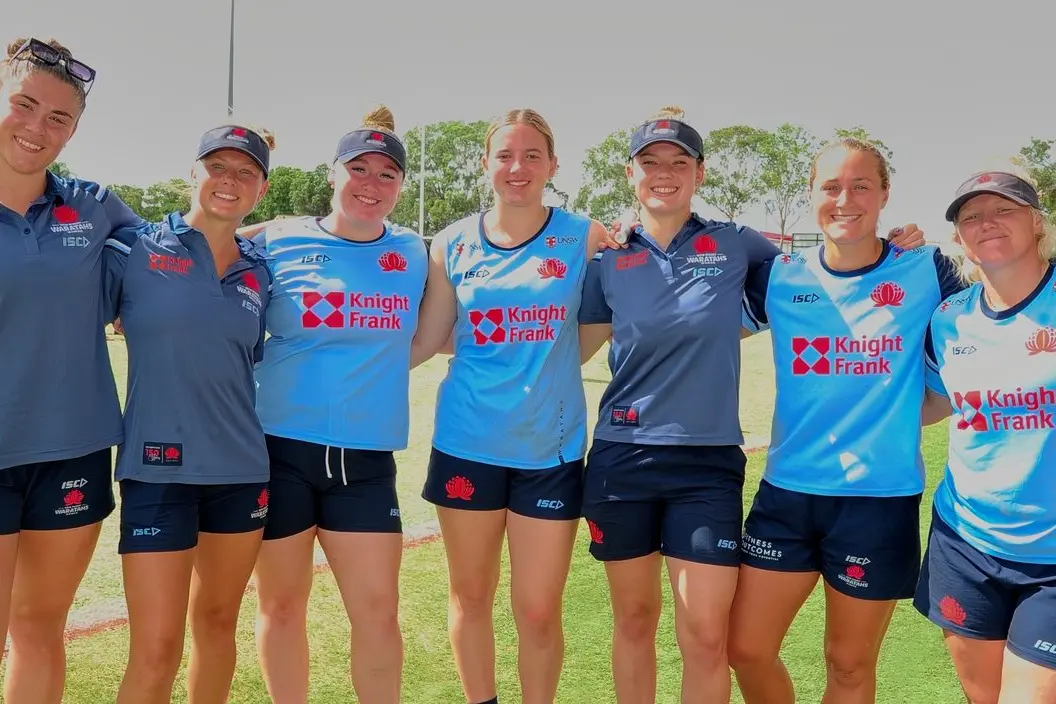 Piper Duck, Tatum Bird, Georgia Chappell, Caitlyn Halse, Hollie Cameron, Arabella McKenzie and Emily Robinson. Photo: Mel Pocknall