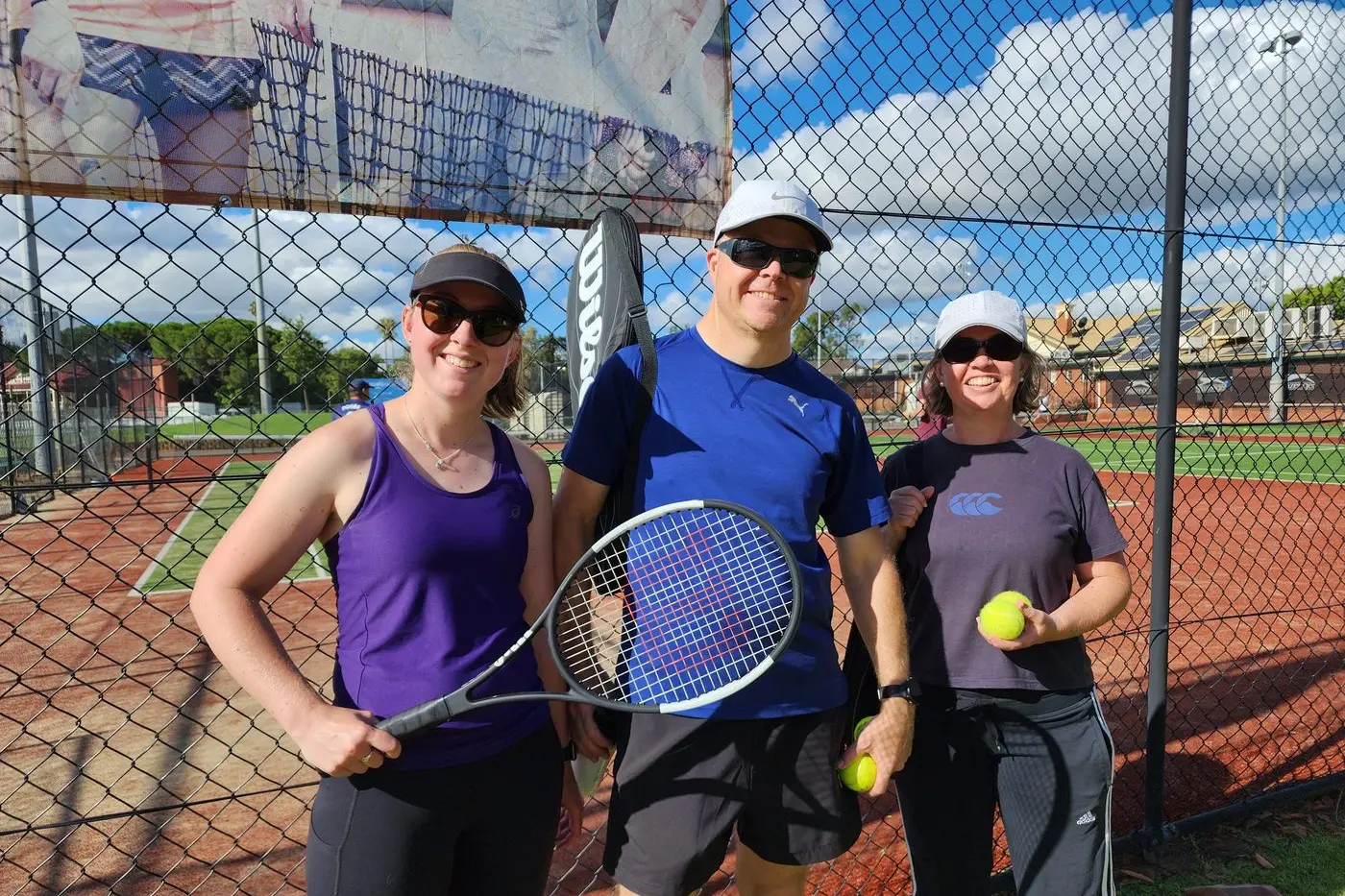 Hannah, Peter and Mel Bass