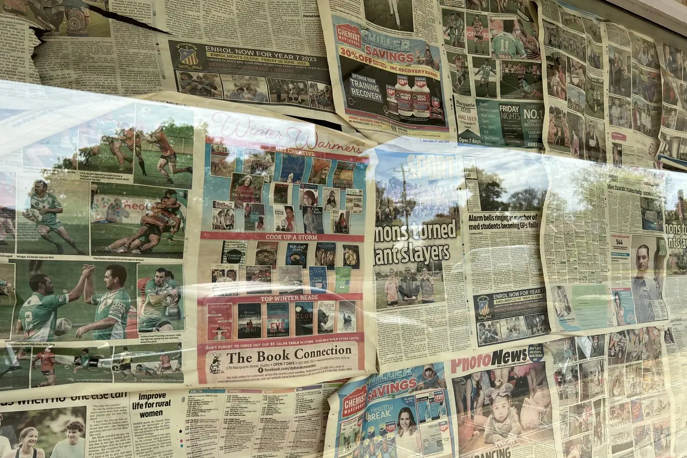 Dubbo Photo News is more than just the community\\'s most-loved local newspaper - locals find lots of innovative ways to recycle and reuse old editions once they\\'ve finished with them! Photo: Dubbo Photo News