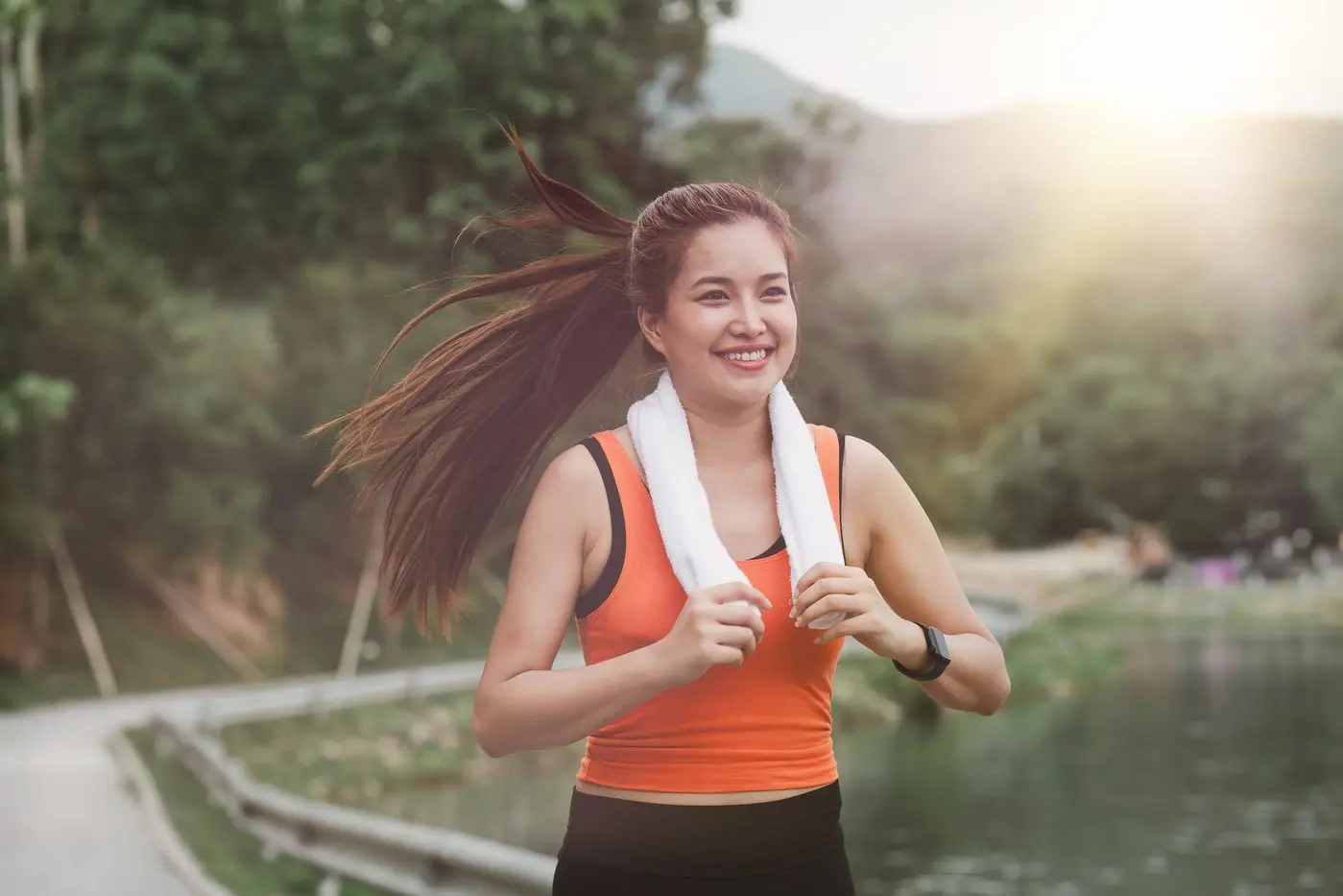 You can get your heart rate up and break a sweat with activities like jogging or dancing.