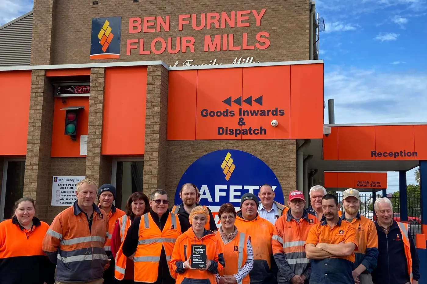 Good employer on the rise, \\u00A0Ben Furney Flour Mills was recently announced as winner of the Employer of Choice Award for companies with more than 20 employees, at the 2024 Western NSW Business Awards, held at Rydges, Mount Panorama, Bathurst. Photo: Supplied