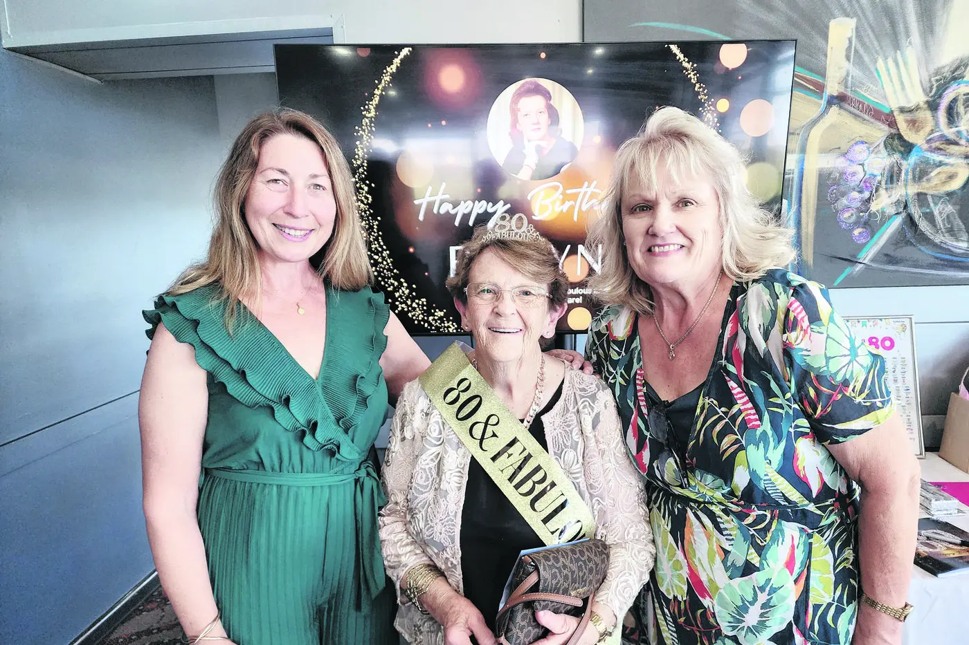 Megan Whitney, Robyn Fisher and Katrina Fisher