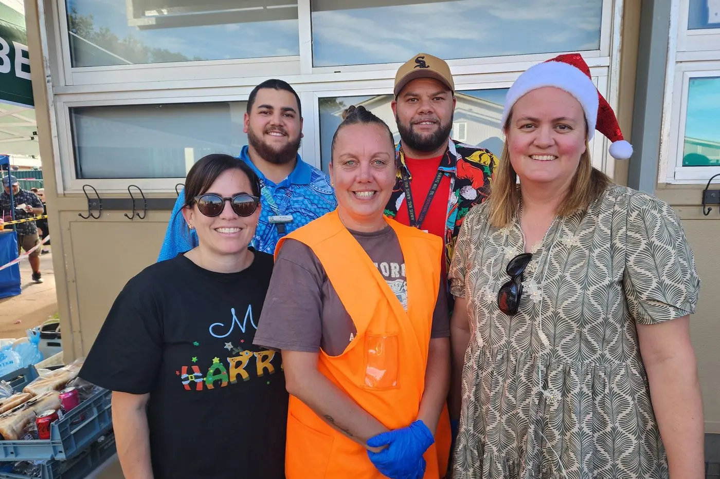Lachlan and Mat, Front, Lea, Lisa and Emma