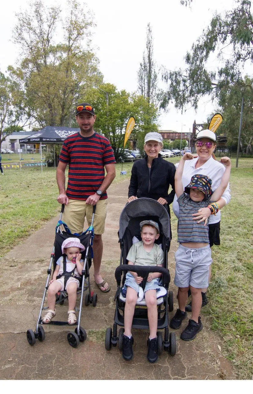 Jason Coyle and Anne O\\u2019Neill with Sam, Elora, Charlie and Jack Coyle