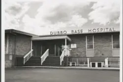 An undated photo of the original Dubbo Hospital. Photo: Contributed.