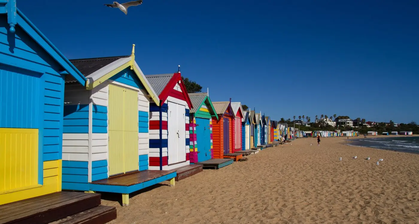 Brighton Beach dressing sheds
