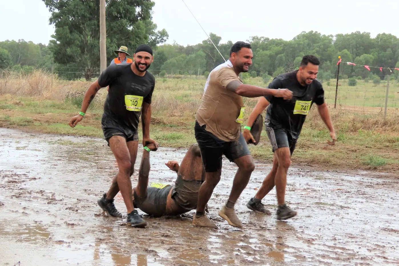Shenanigans from the 2024 MAAS Titan Macquarie Mud Run. Photo: Dubbo Photo News/file