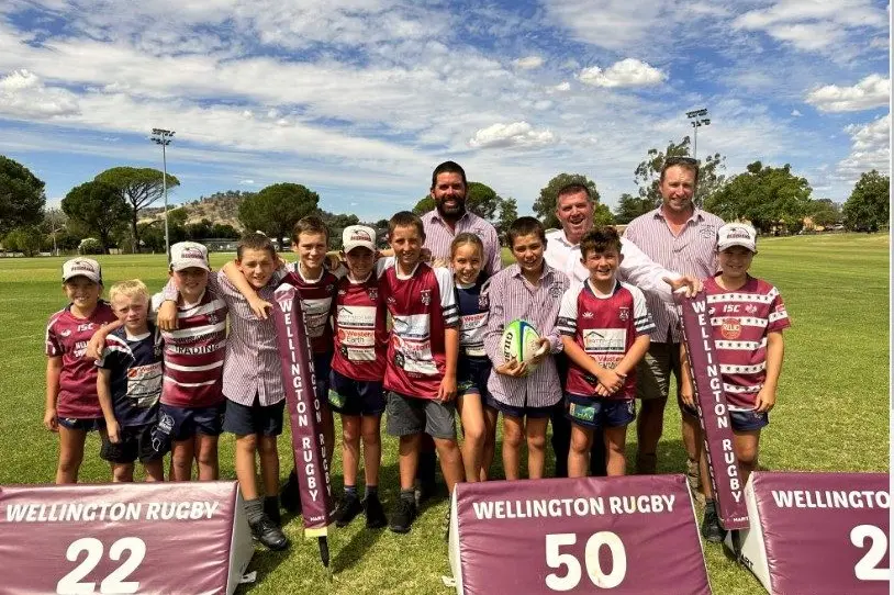 Recent Dubbo Regional Council grants to three local football clubs of nearly $18,000 through the Dubbo Regional Sports Council\\u2019s Playing Field Improvement Fund includes $10,193.63 to Wellington Junior Rugby Club for installation of a new scoreboard. Photo: Supplied