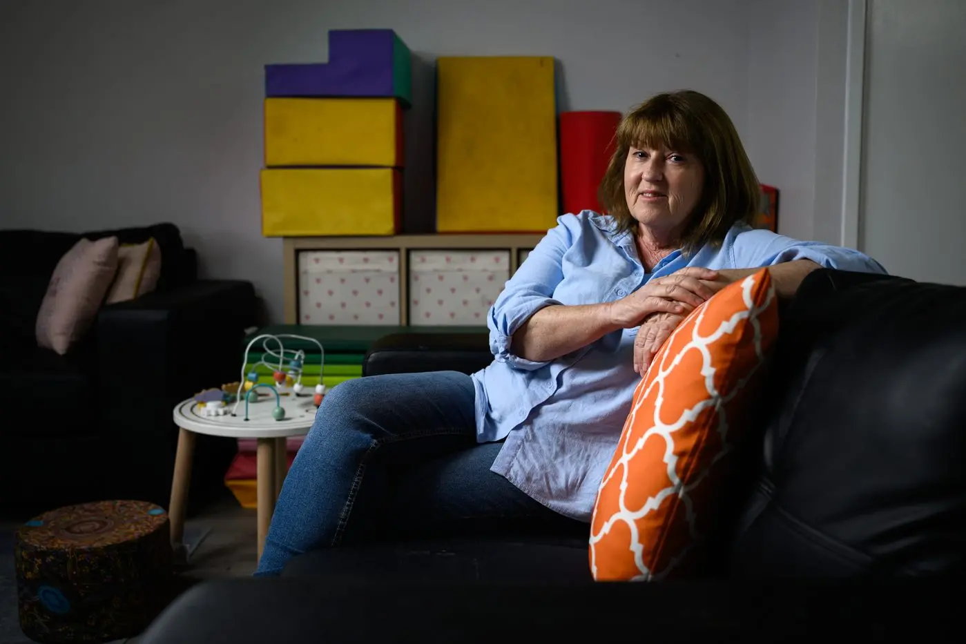 Specialist children worker Judy Brennan says her role is challenging but brings \"absolute joy\". Photo: AAP/Bianca De Marchi
