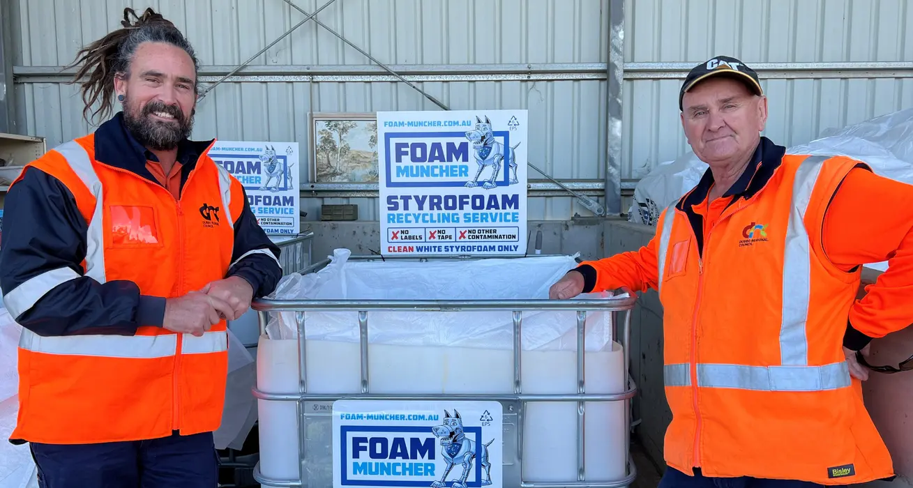 'Foam Muncher' trial at Wello: drop off your old plastic waste