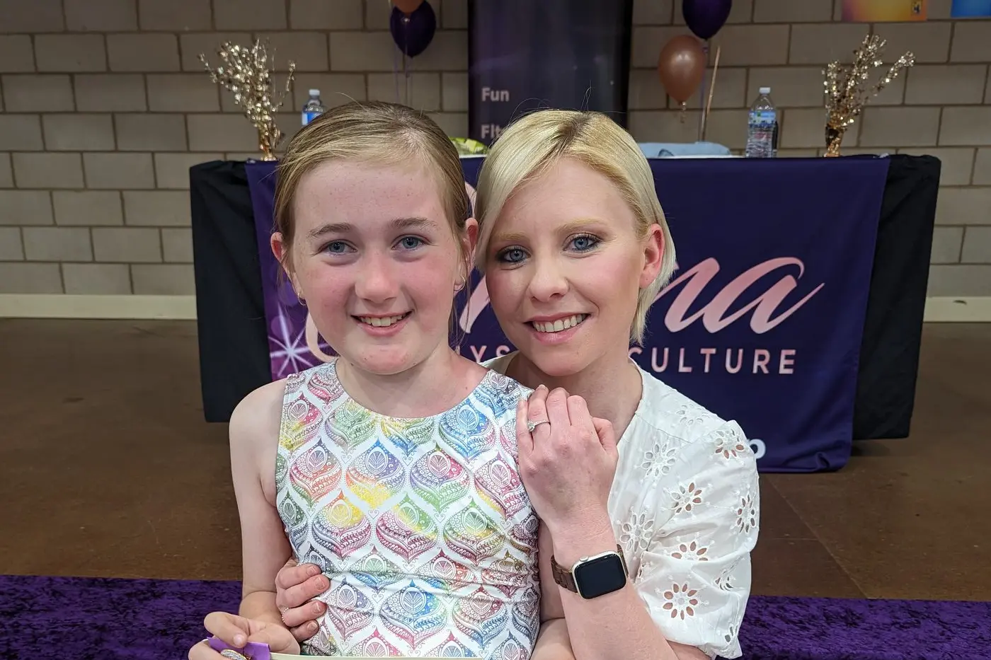 Three terms of hard work and commitment were rewarded for Gabrielle Peters and Natalie Allan at Orana Physical Culture\\u2019s annual Club Championships recently. Photo: Supplied.