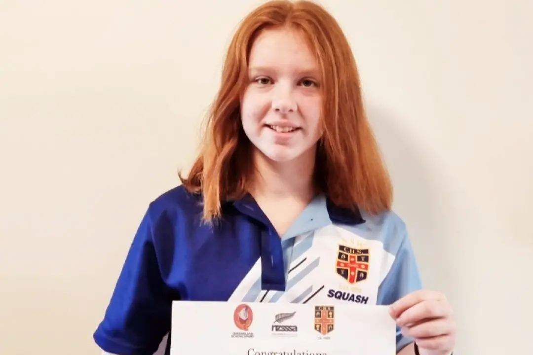 Sophie took points off Australian Junior World Championships player Madison Lyon (Qld) during the Tri State Tournament with New Zealand. Photo: Contributed