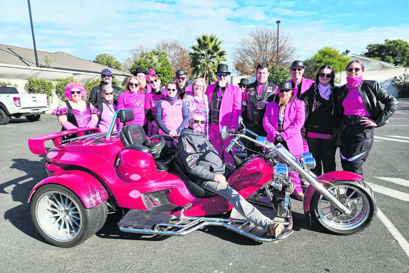 Paga Pink Rides Pink Ride fundraiser for the National Breast Cancer Foundation