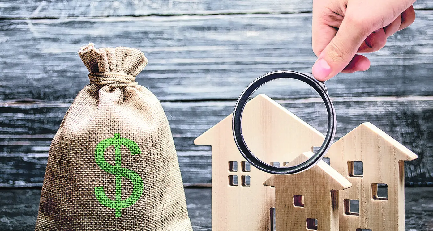 How is property value determined?