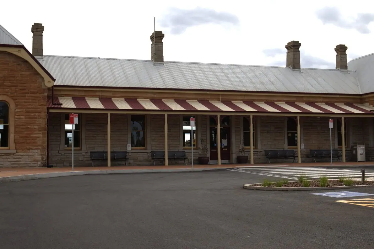 Front of the station of our very own Heritage-listed building. Photo: Dubbo Photo News/ Joanne Austen Brown.