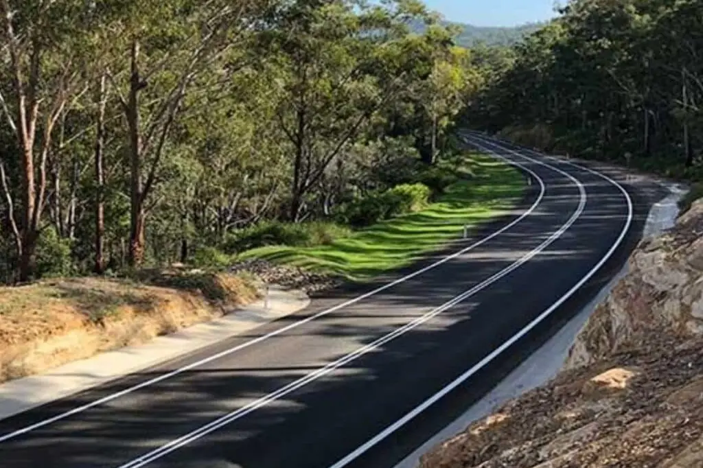 Construction\\u00A0is underway to improve safety on a stretch of the Gwydir Highway about 51 kilometres west of Moree. Photo: TfNSW.