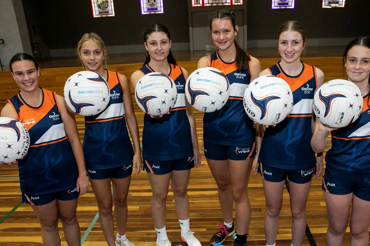 Shooting for the top: Dubbo Netball umpires and players recently gained selection in the Western Region Academy of Sport\\u2019s 2023 Netball Program. From left Thean\\u00E9 Gouws (umpire), Lily-Louise Walker, Emily Fairman, Isabel Marchant, Emily Hines and Abigale Swane (umpire). Photo: Supplied.