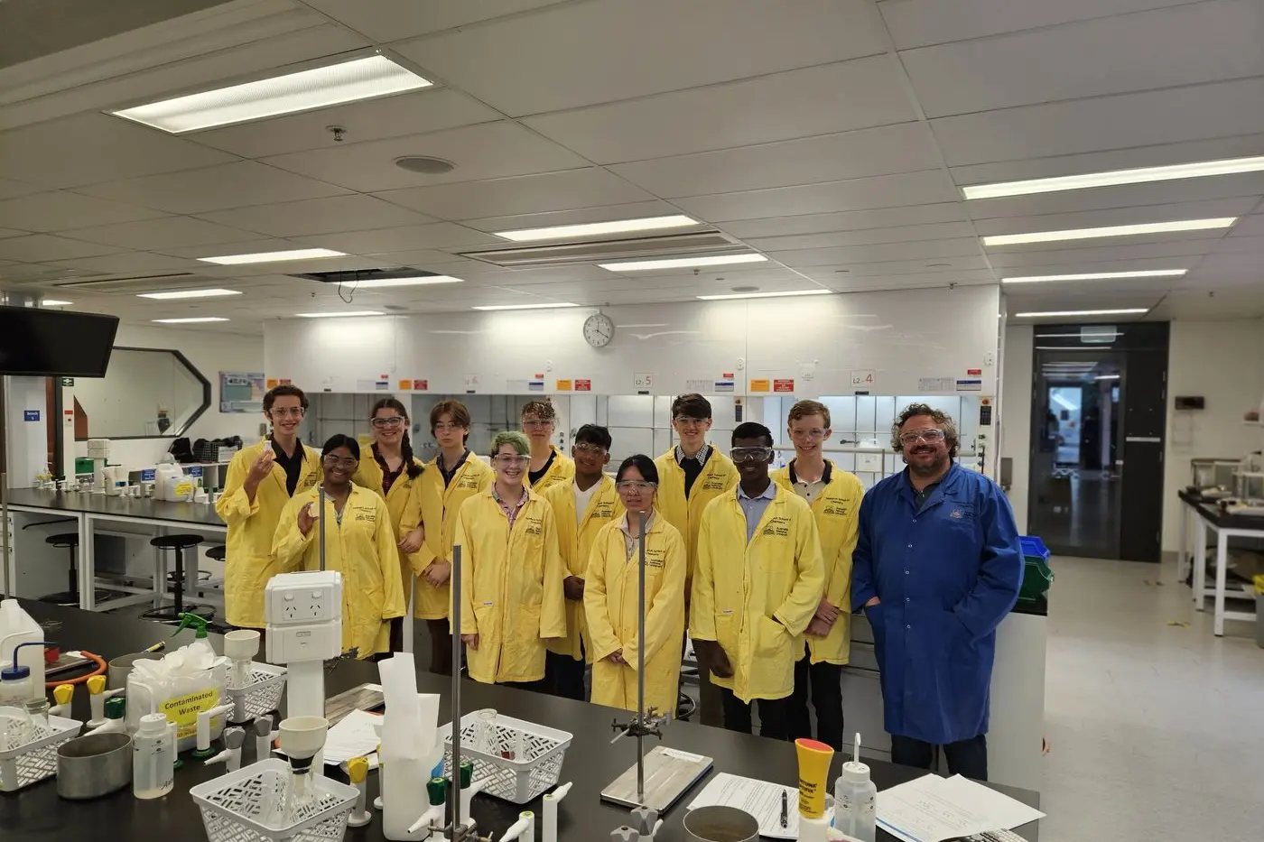 The Year 11 class from the Central West Leadership Academy (CWLA) travelled down to Canberra on an excursion. Photo: Supplied.