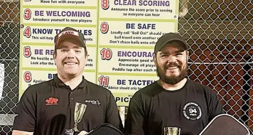 Orange visit, farewell, charity offer, another busy week for Pickleball!