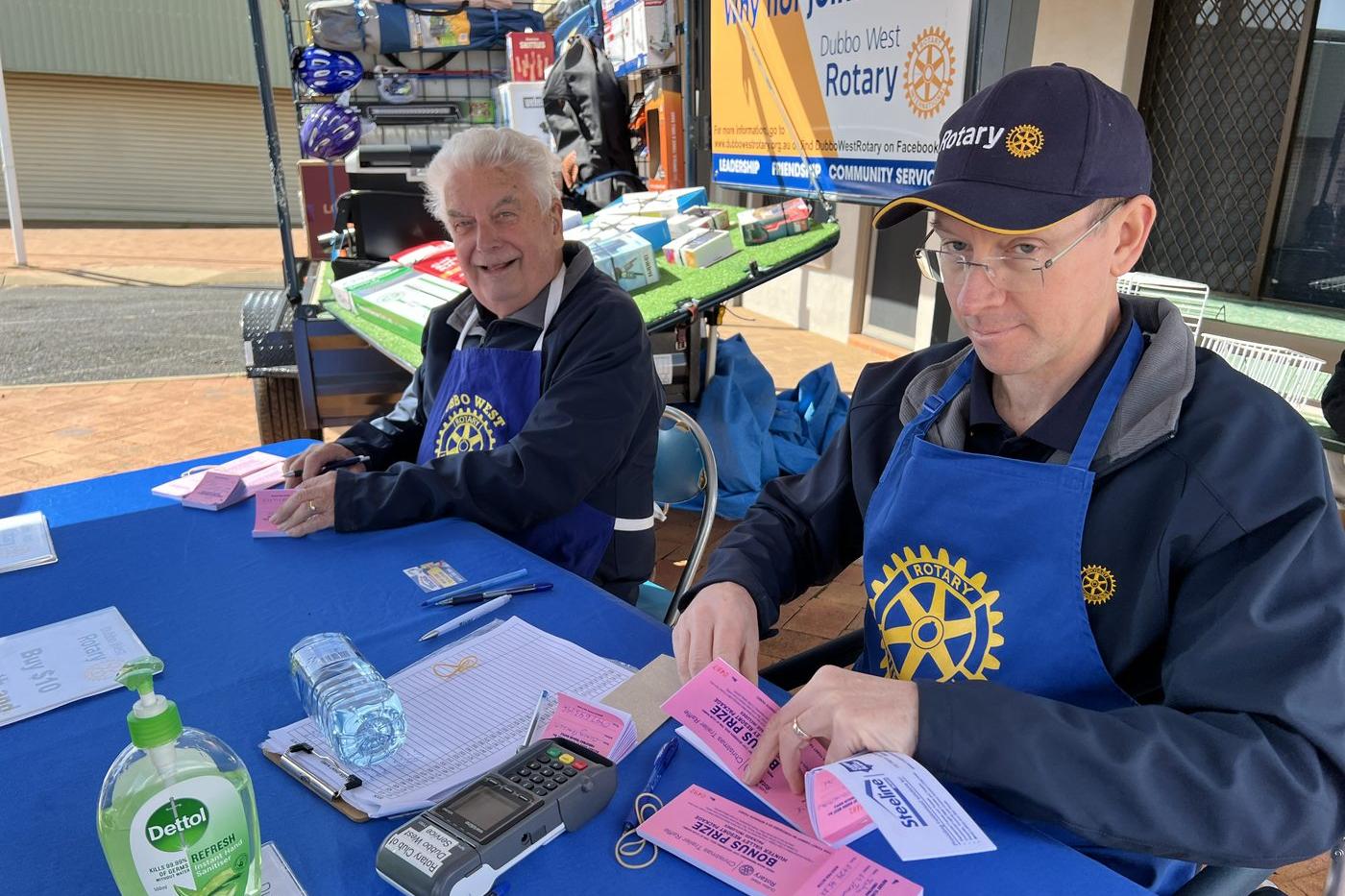 Rotary Raffle Defender Rotary raffle full steam ahead