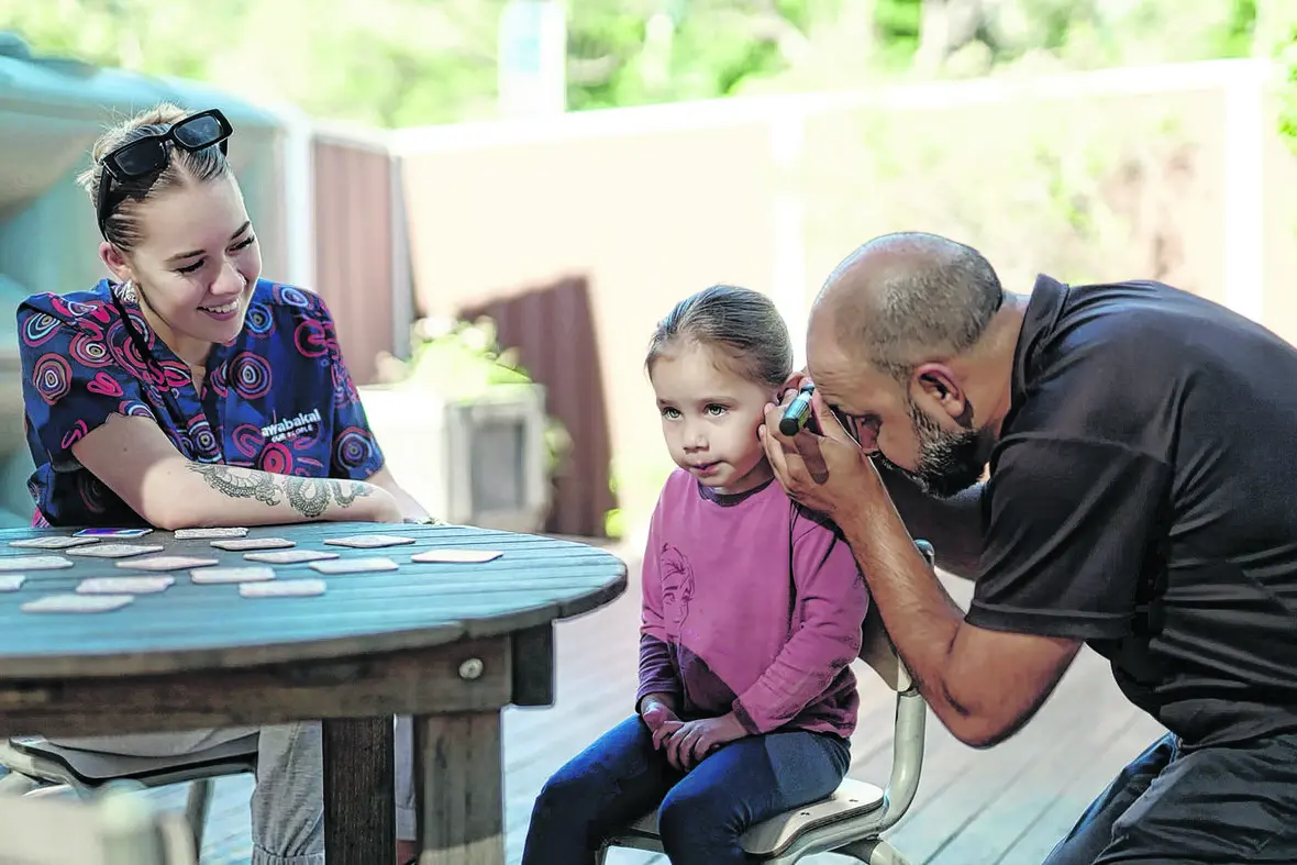 Detecting and treating hearing disease is crucial to ensuring the social development of children. Photo: AAP/Hearing Australia