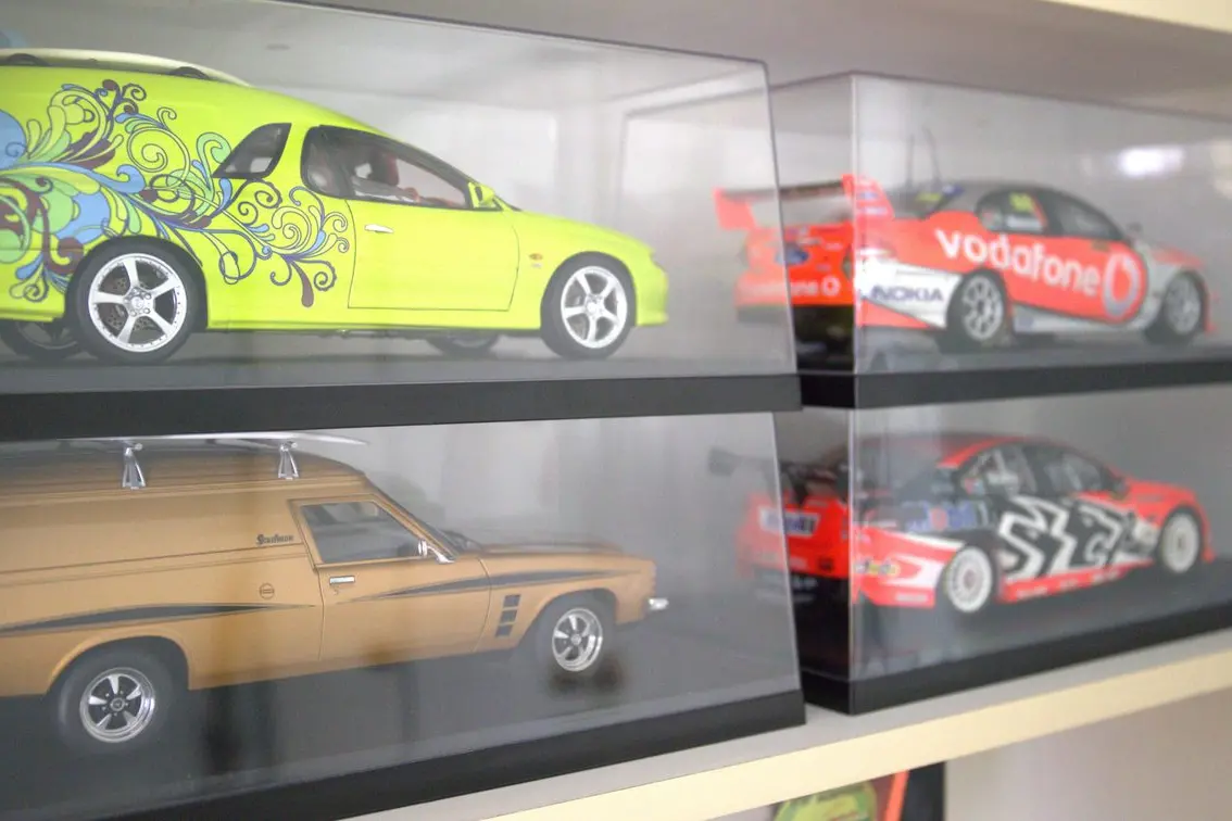 Some of Shaun\\'s beautifully presented cars models.