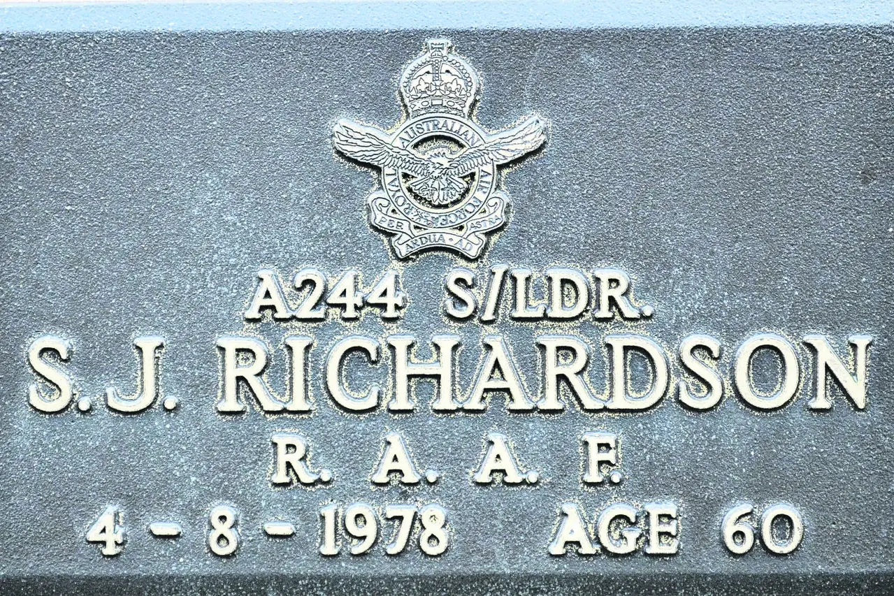 The commemorative plaque for Jack Richardson. Photo: Supplied