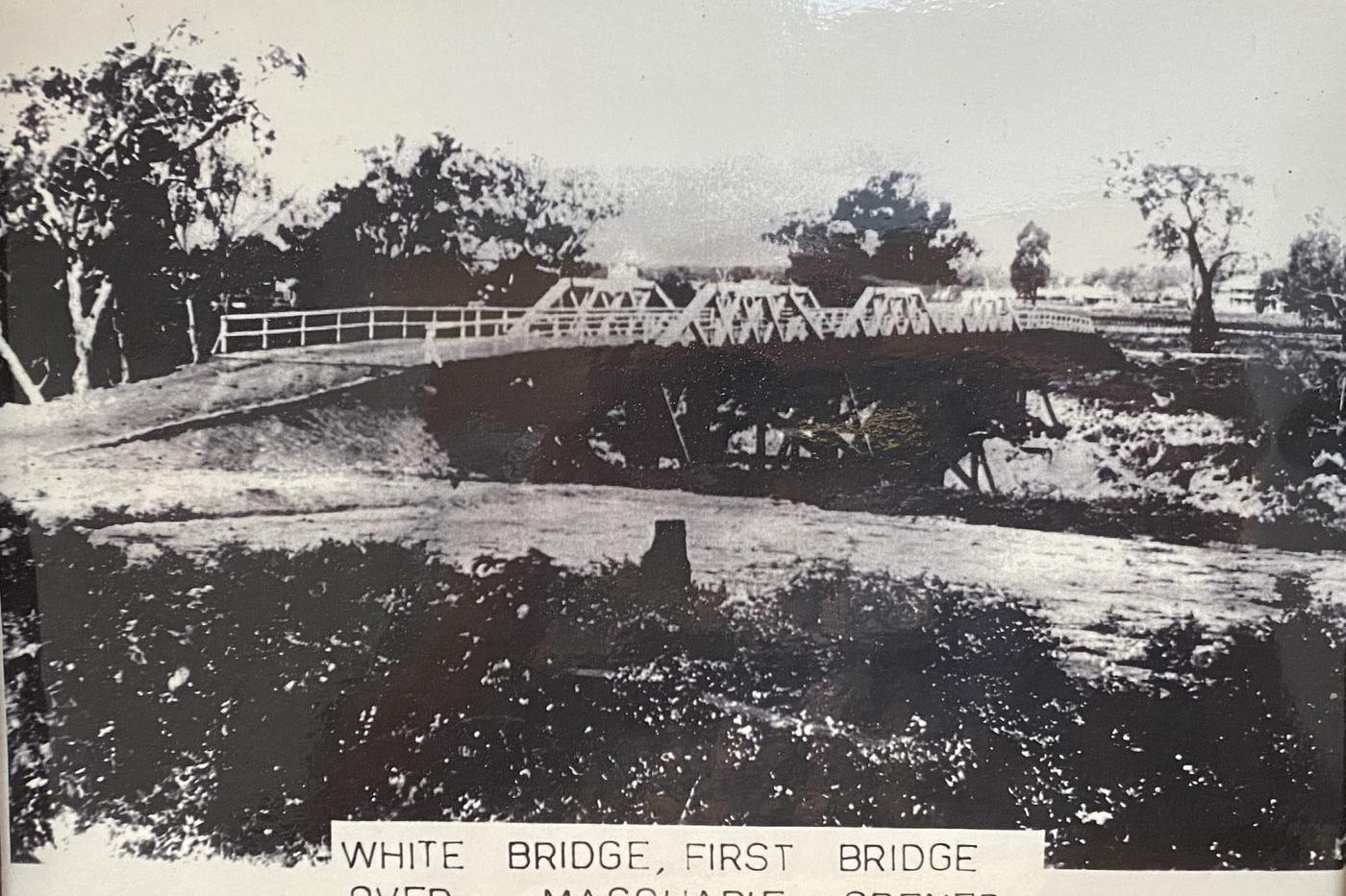 Time Warp: Iron spikes kept old “White Bridge” in place for decades