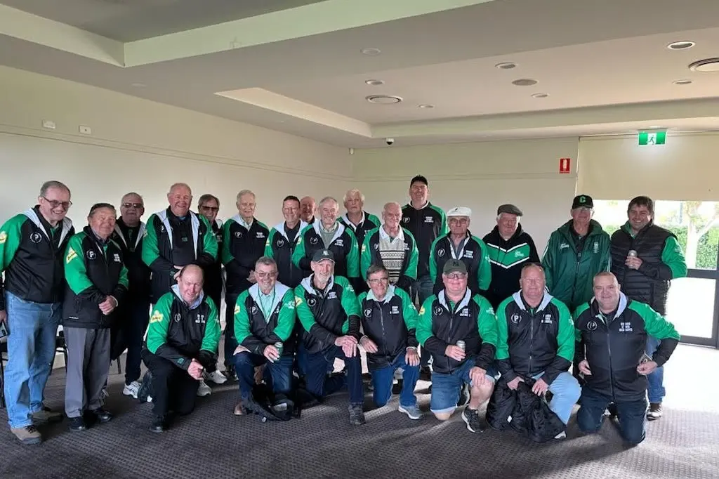 Back, Barry \\u2018BOC\\u2019 O\\u2019Connor, Doug Butcherine, Chris Morris, Bryan O\\u2019Sullivan, Rick O\\u2019Dea, Pat Yeo, Gary Brown, Geoff Mann, Dennis Jasprizza, Chris Ferguson, Graham Johnston, Mick Strawns, Tony Bartnik, Mark Porter, Phil Palmer, Nic Wilson, front, Bede Craft, Tom Gray, Peter Frew, Tod O\\u2019Dea, Greg Pilon, Brett Pilon, Craig Johnston. Photo: Supplied