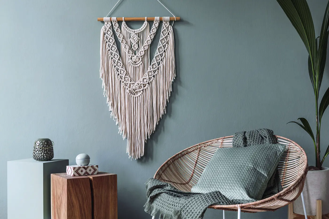 Macrame can add a unique touch to your living space.