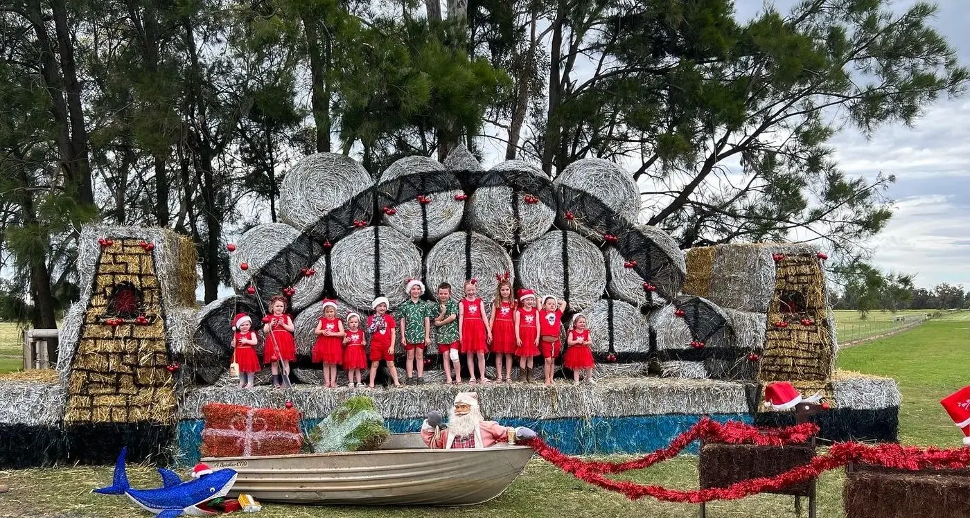 Santa sailing in with the Christmas spirit