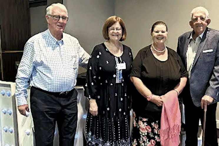 <p>John and Jan Cameron, Louise Heaslip, and Dennis Crimmins at the event.</p>\\n