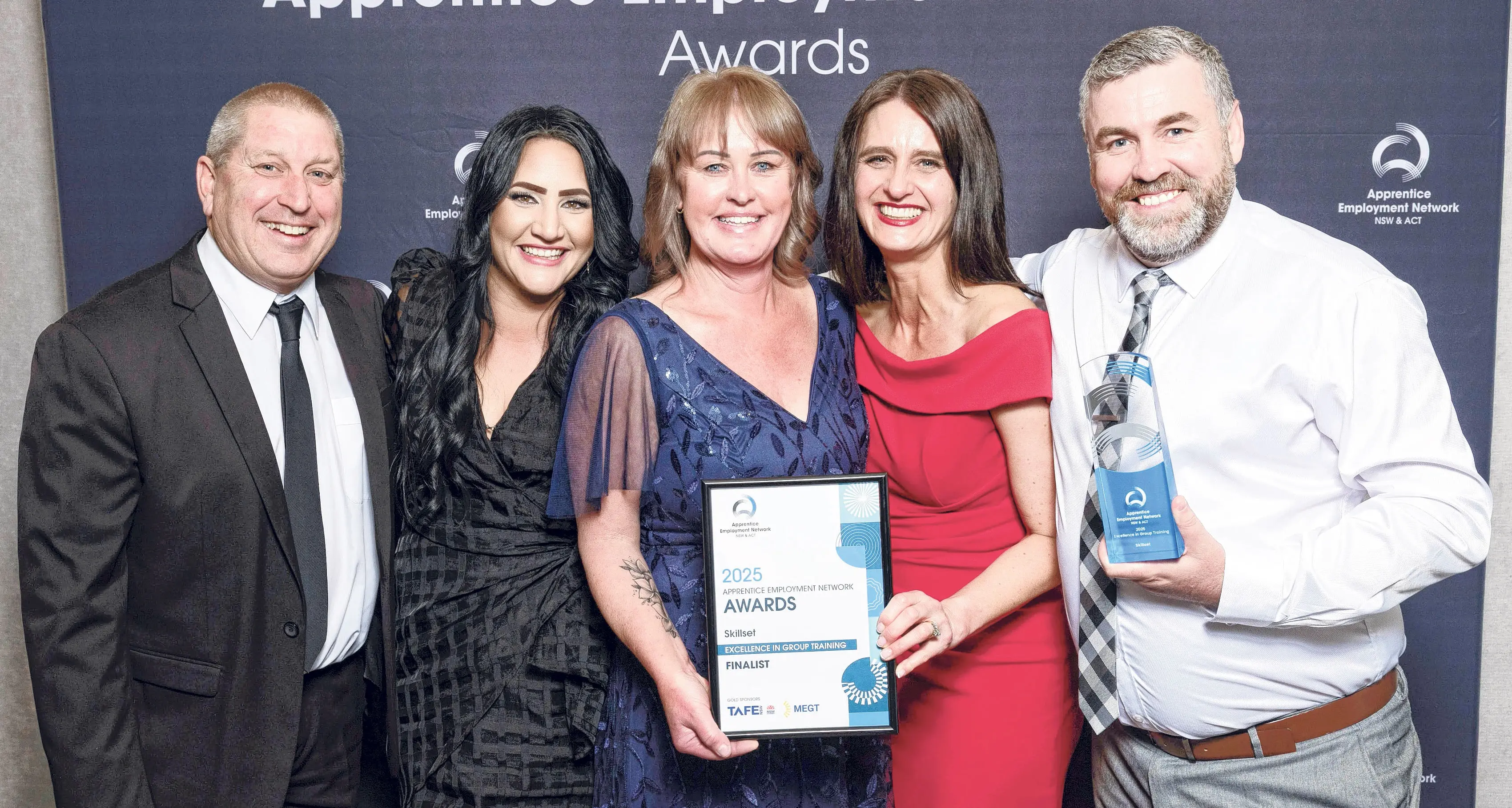 Skillset and bush rail transport group, UGL, come up trumps at apprenticeship awards