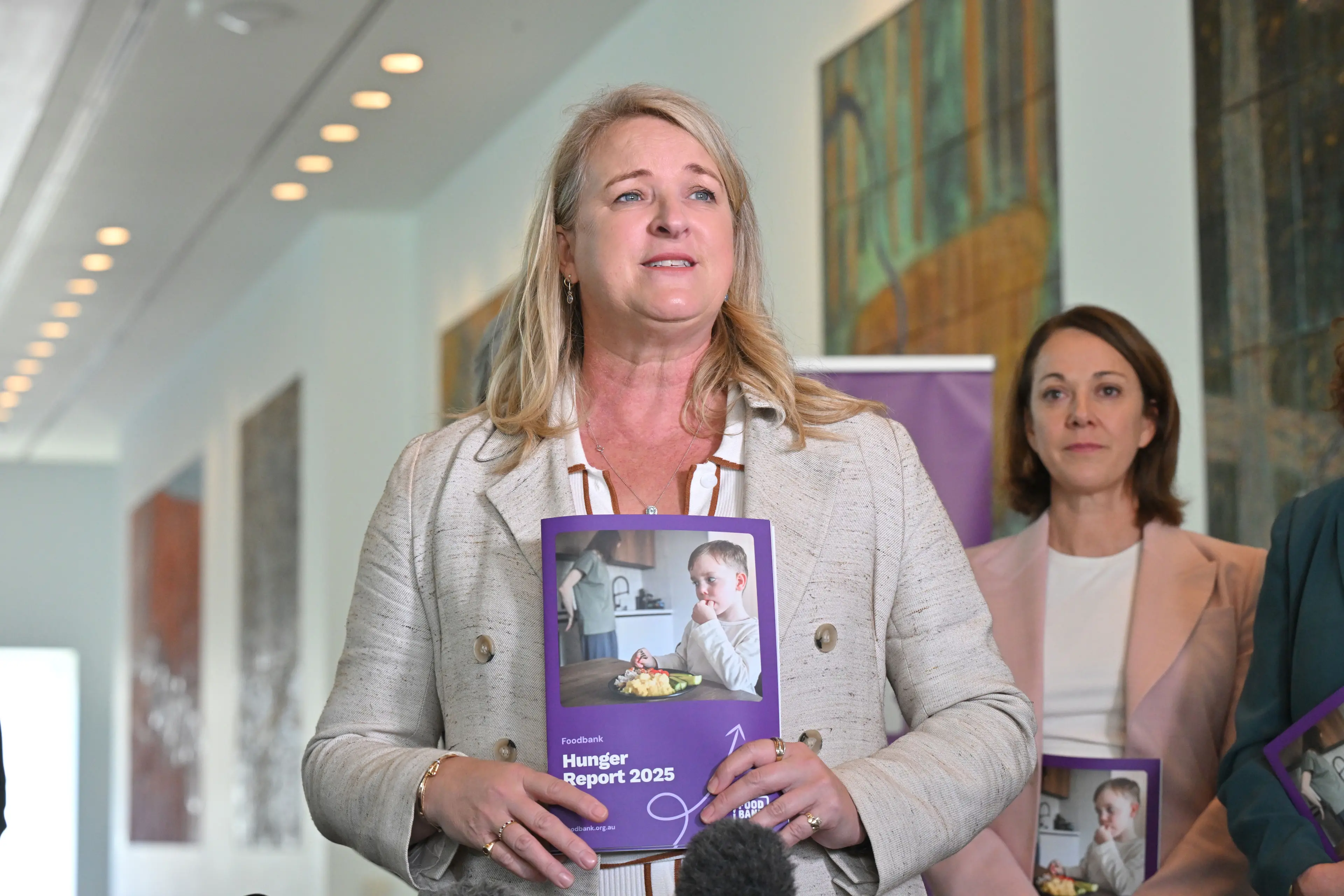 <p>Australia grows more than enough food, but it has to get to people in need, Kylea Tink says. Photo: AAP/Mick Tsikas</p>\\n