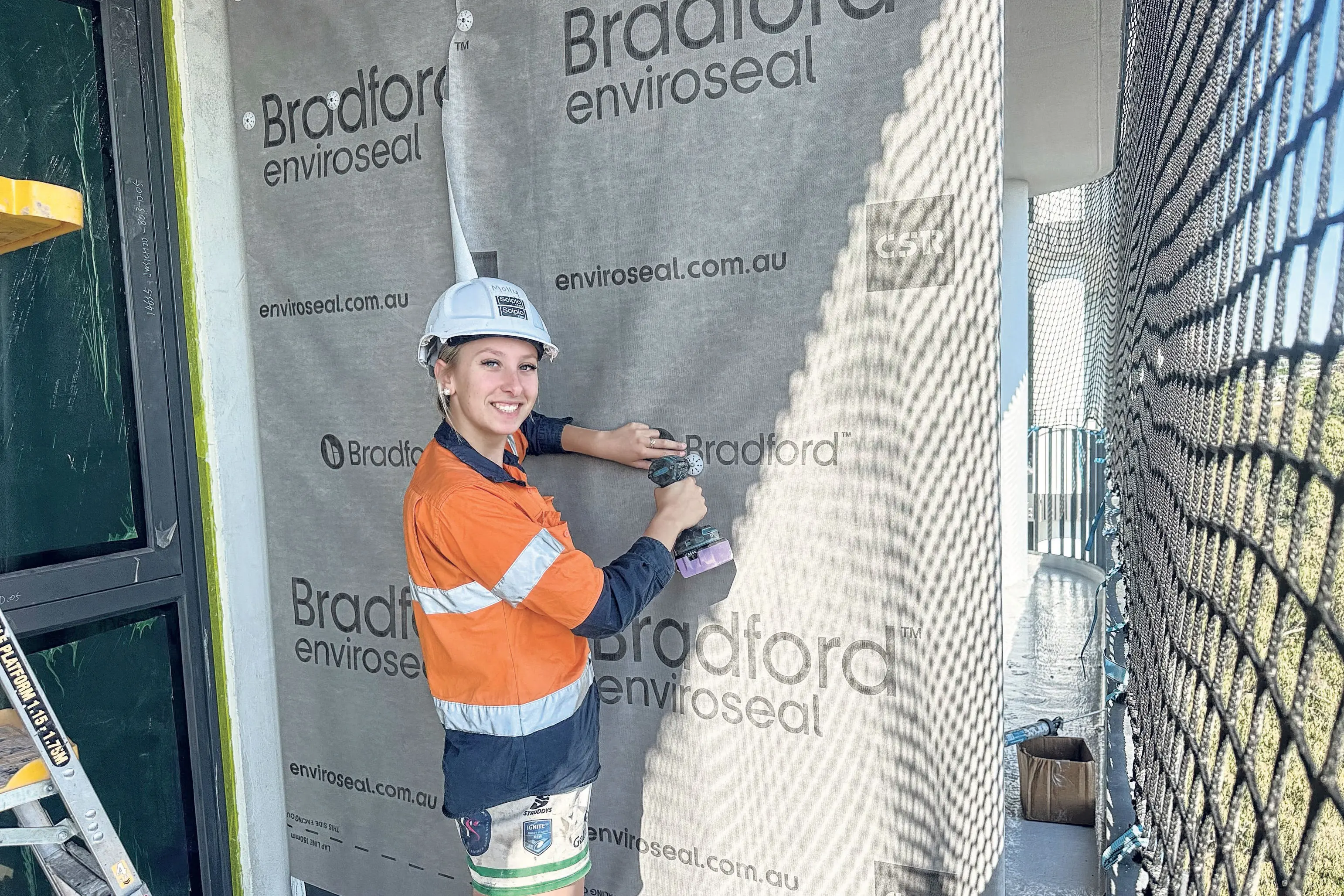 <p>TAFE NSW Dubbo carpentry student Molly Brown is doing her bit to break down the barriers in the building game. Photo: Supplied.</p>\\n