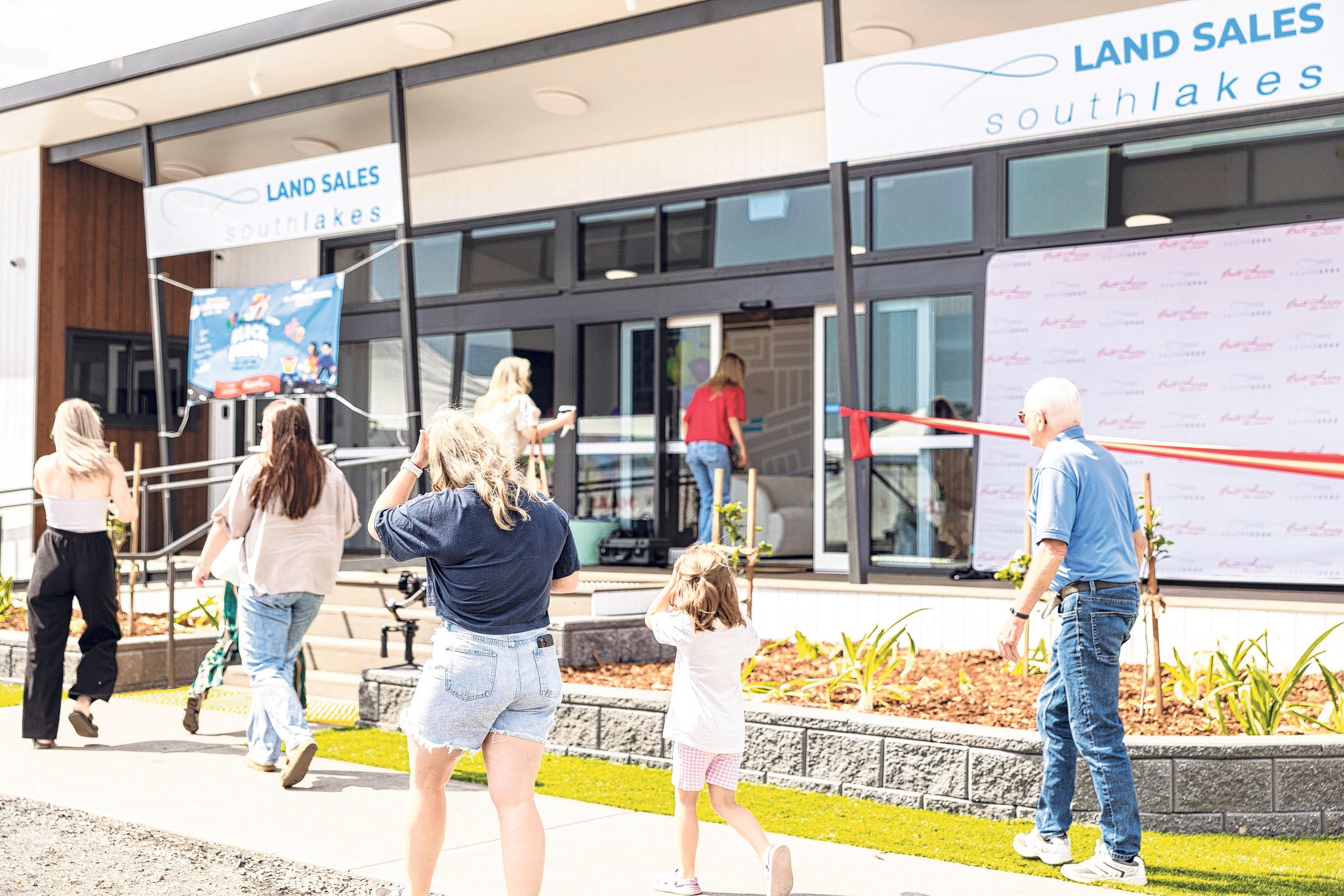 Southlakes office and Brett Harvey Display Home kick off with a party