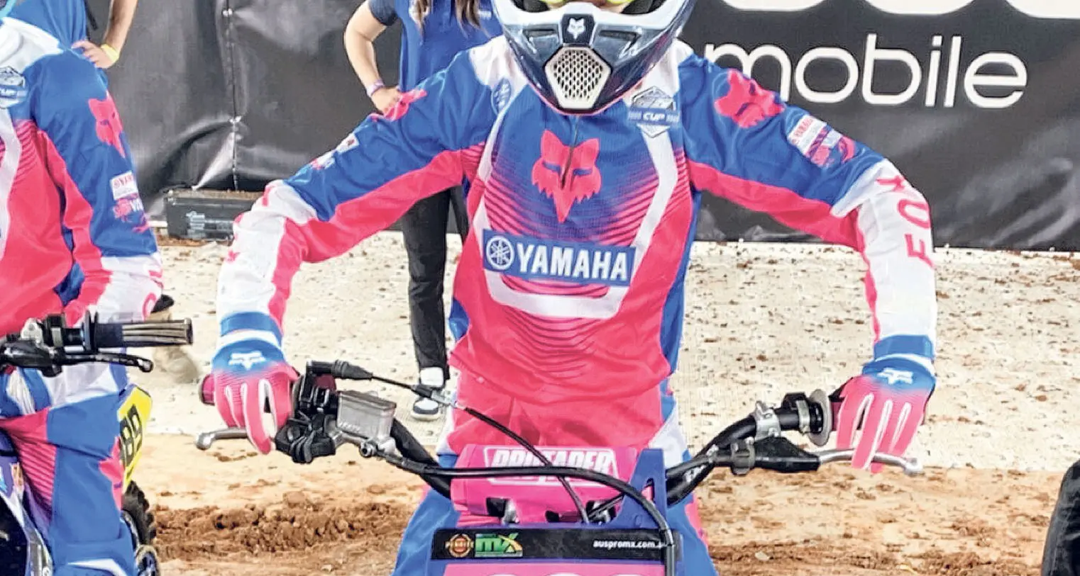 Young dirt-bike champion Stella bags third place at Melbourne race