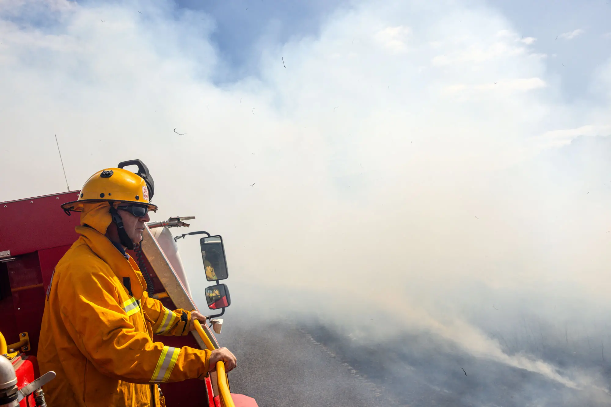 <p>This summer\\'s fire danger is expected to remain elevated in parts of Victoria, WA and central NSW. Photo: AAP/Diego Fedele</p>\\n