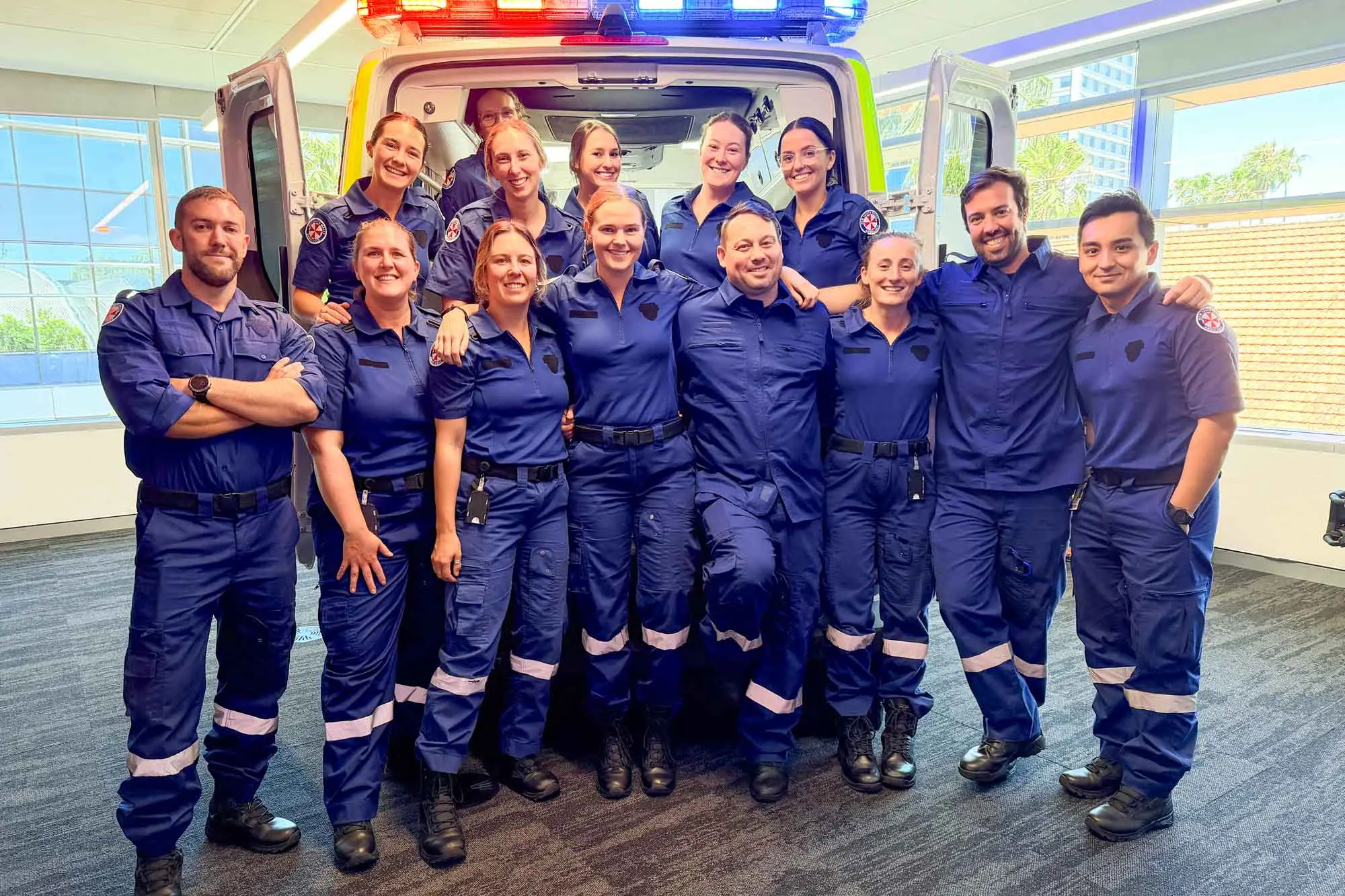 <p>NSW Ambulance has inducted 14 experienced paramedics from interstate and overseas. Photo: Supplied</p>\\n