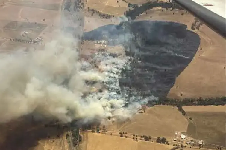 <p>The emergency fire warning for residents near the Dunedoo Road Fire at Beni in the Dubbo LGA was downgraded on Friday evening. Photo: RFS</p>\\n